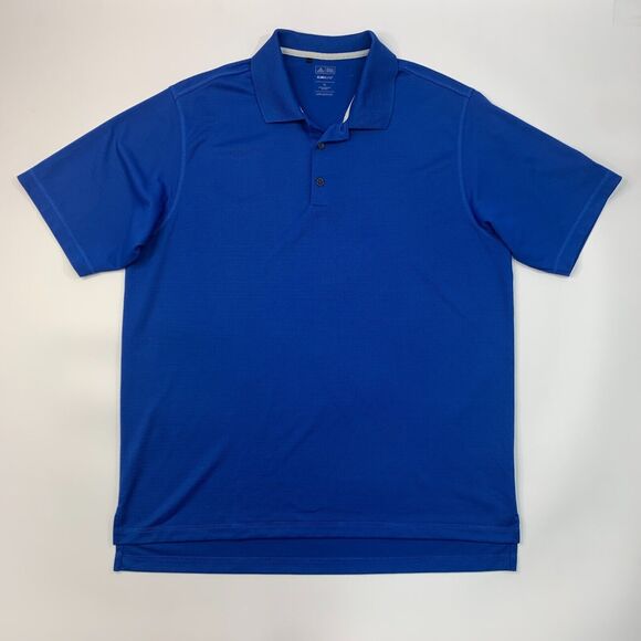 Adidas Polo Shirt Men XL Extra Large Harbor Climalite Quick Dry Performance Golf - Picture 2 of 14